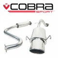 MG16 Cobra Sport MG ZR 1.4 & 1.8 (105/120/160) Cat Back System (Resonated)